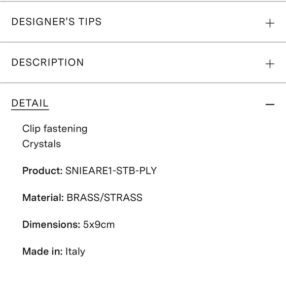 Aquazzura sunshine earrings with box and pouch - Picture 10 of 12